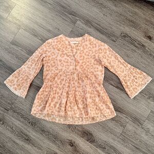 Lola Australia Cotton Leopard Top